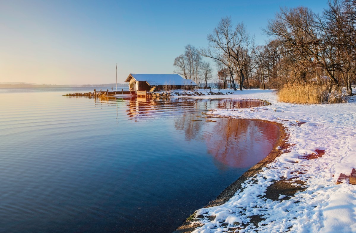 les beaux paysages enneigés